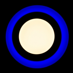 Светильник LED ультратонкий TruEnergy с декоративной подсветкой 12+4W